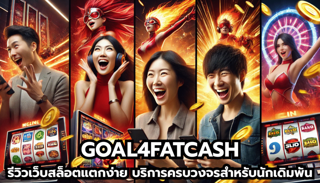 GOAL4FATCASH รีวิวเว็บสล็อตแตกง่าย บริการครบวงจรสำหรับนักเดิมพัน